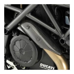 de LIGHT - ディライト エキゾーストパイプヒートプロテクション 原料品：平織り炭素 DIAVEL [ディアベル] DUCATI ドゥカティ マフラーガード・ヒートガード バイク-マフラー