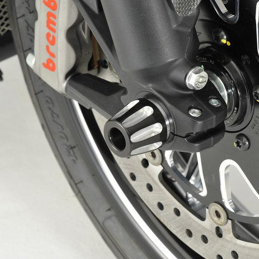 de LIGHT ディライト フロントフォークプロテクション DIAVEL [ディアベル] DUCATI ドゥカティ アクスルスライダー フレーム | de LIGHT | 02