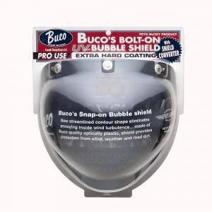 BUCO バブルシールド　／ 未使用　当時物スチール製コンバーター BUCO（ブコ） ボルトオンバブルシールド WITHコンバーター ヘルメット