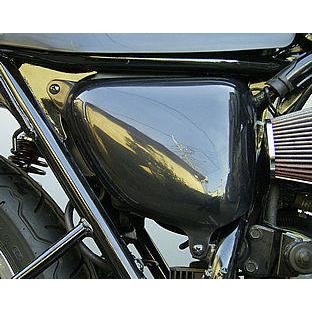 OSCAR オスカー スリムサイドカバー 左右セット 黒ゲル W650 OSCAR オスカー スリムサイドカバー 左右セット 黒ゲル W650