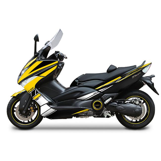MDF エムディーエフ 車種別グラフィックデカールキット TMAXストロボ ■コンプリートデカール（フルセット） TMAX500 YAMAHA ヤマハ グラフィックキット 外装_1