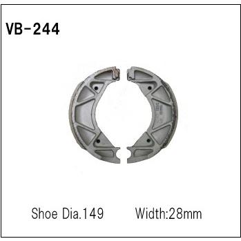 Vesrah ベスラ 純正仕様ブレーキシュー BWs 125 X Cygnus SR Zuma YAMAHA ヤマハ ブレーキシュー ブレーキ | Vesrah | 01