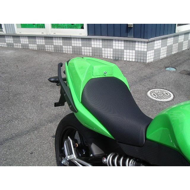 PLEASURE プレジャー シングルシートシェル カラー：キャンディーパーシモンレッド NINJA 400R［ニンジャ] ER-6f KAWASAKI カワサキ シングルシートカウル 外装の画像