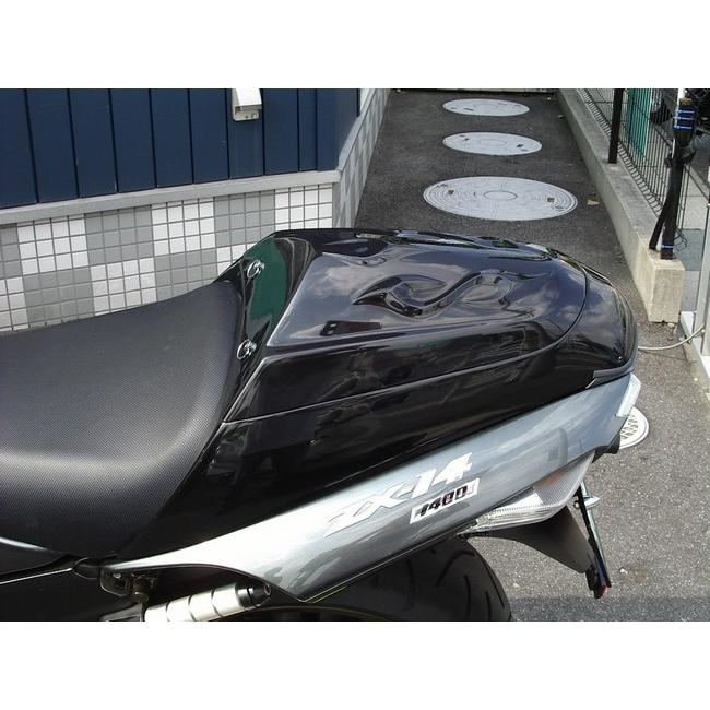 PLEASURE プレジャー シングルシートシェル 小物入れ付き TYPE2 ZZR1400 KAWASAKI カワサキ シングルシートカウル シート関連 外装の画像