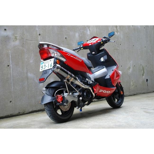 Good-Stage グッドステージ G-MAX220 フルエキゾーストマフラー MB PGO マフラーの画像
