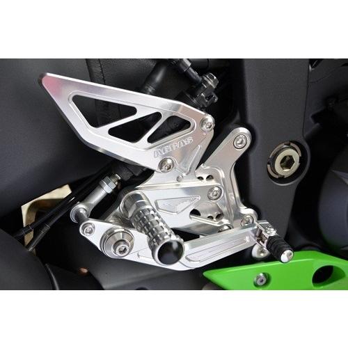 AGRAS アグラス バックステップ　レース用 ZX-6R KAWASAKI カワサキ バックステップ ステップ 足回り