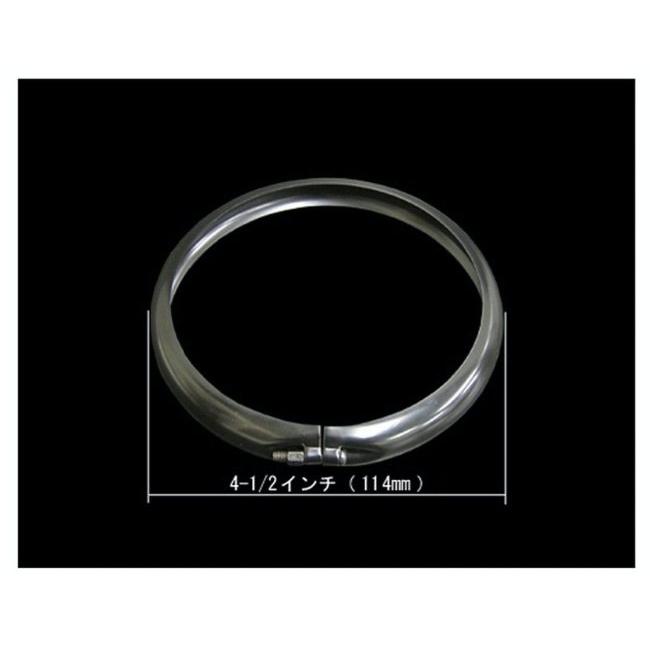 Neofactory ネオファクトリー 4-1/2インチ ヘッドライトリング ブラック 汎用 HARLEY-DAVIDSON ハーレーダビッドソン ヘッドライト 灯火類 電装系 | NEO FACTORY | 01