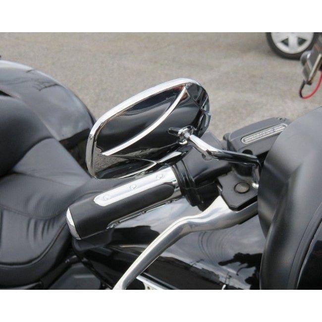 Neofactory ネオファクトリー ステムタイプ　スカリオンミラー　クローム　右用 汎用 HARLEY-DAVIDSON ハーレーダビッドソン ミラー ハンドル