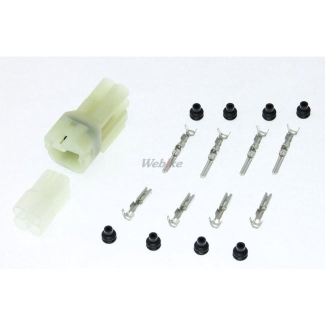 KIJIMA キジマ カプラーハウジング 防水タイプ タイプ：4極 HM090 その他配線部材・用品 スイッチ・ハーネス関係 電装系 | KIJIMA | 02