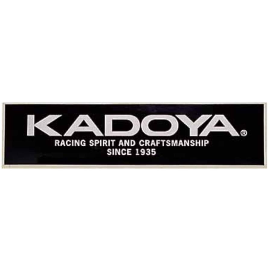 KADOYA KADOYA:カドヤ カドヤステッカー 小 [KADOYA ORIGINAL] カラー：ブラック/シルバー｜webike