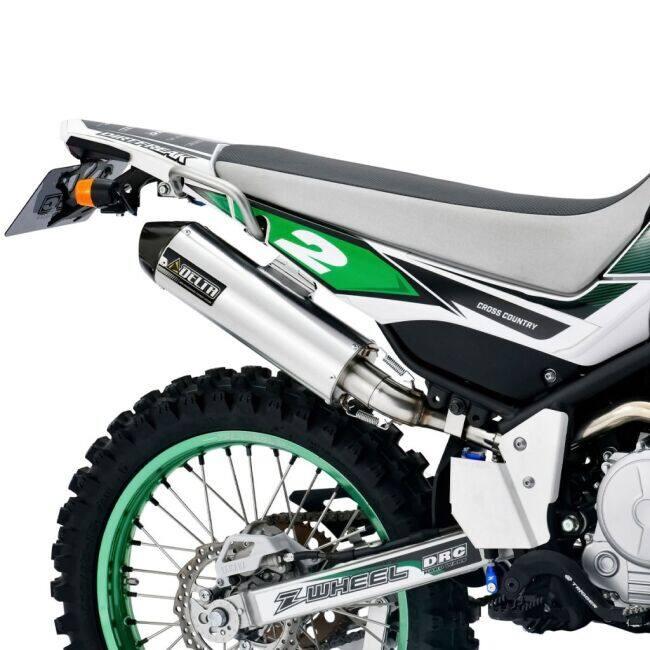 セロー250 XT250X トリッカー デルタ バレル4S スリップオンマフラー DELTA（デルタ） バレル4サイレンサー【レース用】 トリッカー セロー