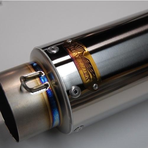 Maverick MV83 チタンサイレンサー Mv83【チタンソリッド】汎用サイレンサー（サーキットスポーツ走行専用