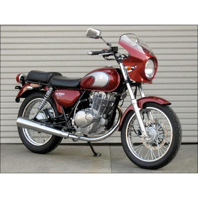 CHIC DESIGN シックデザイン ロードコメット カラー：ファントムブラックメタリック / スクリーンカラー：スモーク ST250 Eタイプ SUZUKI スズキ ビキニカウル