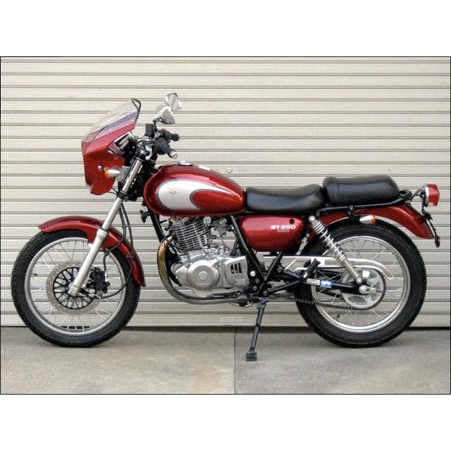 CHIC DESIGN シックデザイン ロードコメット カラー：ファントムブラックメタリック / スクリーンカラー：スモーク ST250 Eタイプ SUZUKI スズキ ビキニカウル