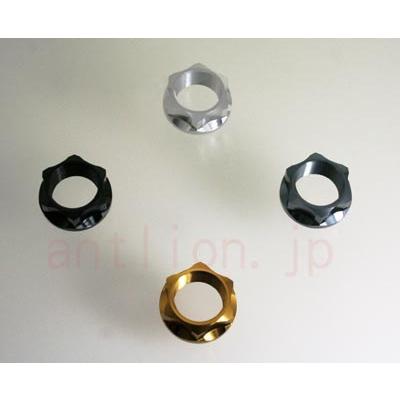 antlion アントライオン ステムナット Ver.II カラー：シルバー[SL] KAWASAKI カワサキ SUZUKI スズキ YAMAHA ヤマハ ステムナット・ステムボルト ハンドル | ant lion