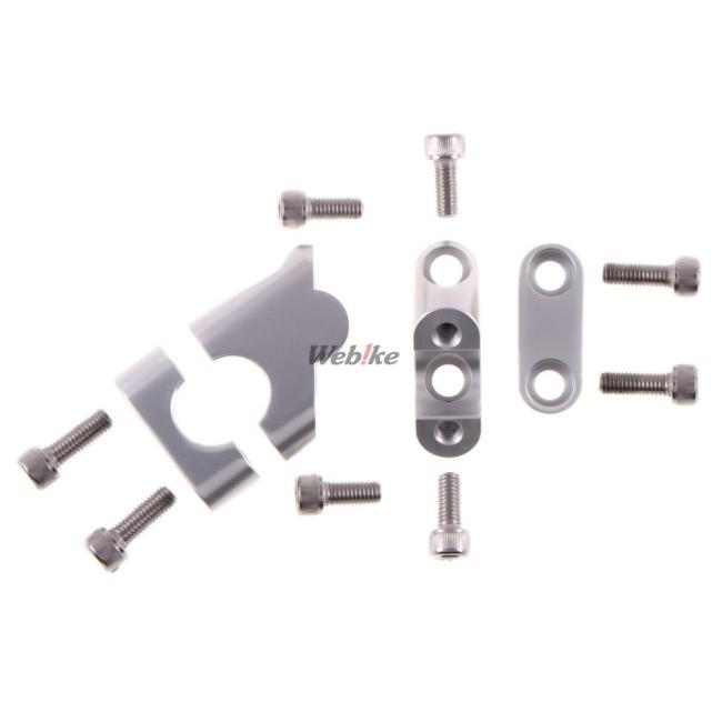 HURRICANE ハリケーン セットバックスペーサー カラー：シルバーアルマイト ハンドルポスト・ハンドルライザー ハンドル周辺パーツ ハンドル | HURRICANE | 05