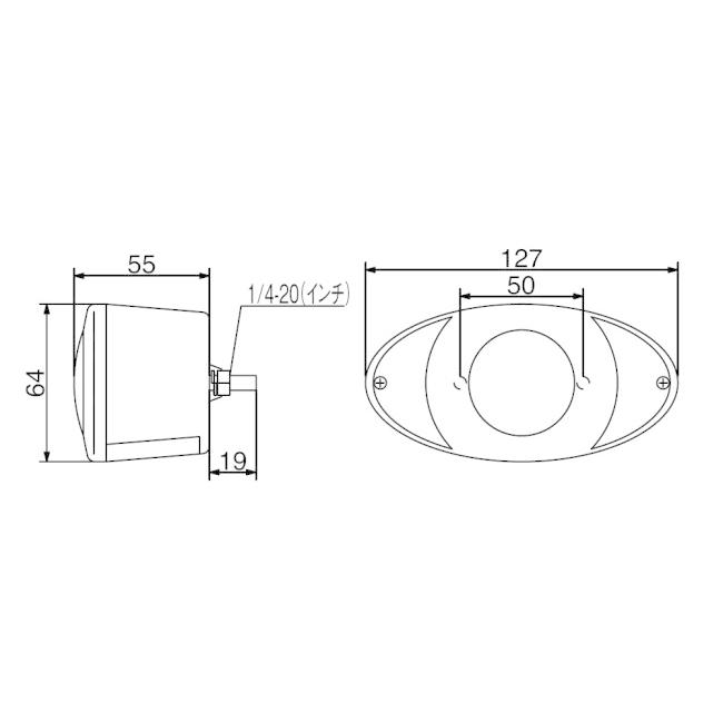 HURRICANE ハリケーン キャッツアイテールランプキット ドラッグスター1100 YAMAHA ヤマハ テールランプキット 灯火類 電装系 | HURRICANE | 01