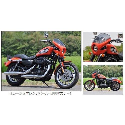 CHIC DESIGN シックデザイン ティーラ スポーツヘッドカウル カラー：ブリリアントシルバー（883Rカラー） / スクリーンカラー：スモーク SPORTSTERファミリー | CHIC DESIGN | 01