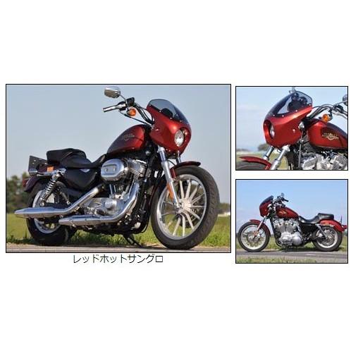 CHIC DESIGN シックデザイン ティーラ スポーツヘッドカウル カラー：レーシングオレンジ（883Rカラー） / スクリーンカラー：クリア SPORTSTERファミリー 外装 | CHIC DESIGN | 04