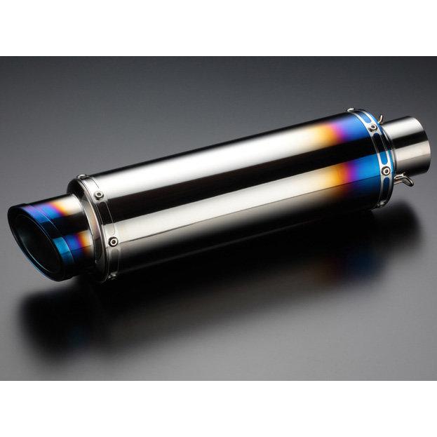 BEAMS ビームスφ60.5汎用チタンサイレンサーφ100mm (450mm) Amazon | ビームス(BEAMS) バイク用 サイレンサー ヒートチタン