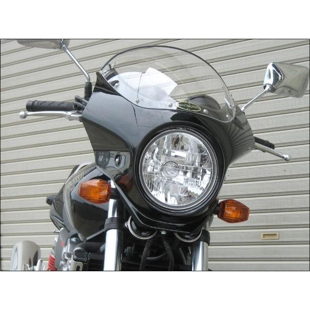 CHIC DESIGN シックデザイン マスカロード 単色塗装済：グラファイトブラック / スクリーンカラー：スモーク CB400スーパーフォア HONDA ホンダ ビキニカウル