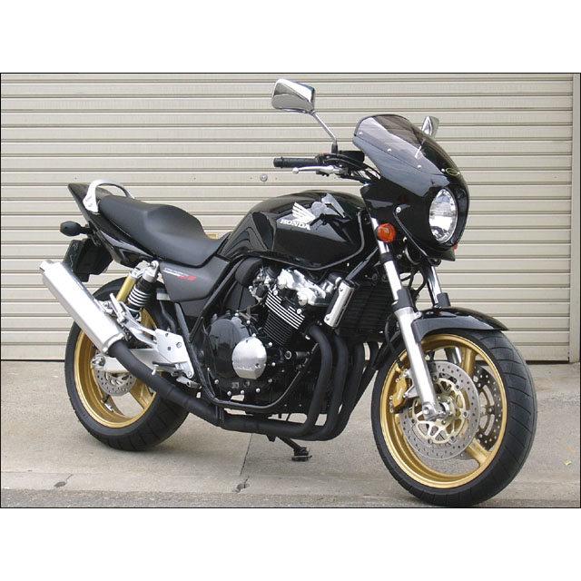 CHIC DESIGN シックデザイン ロードコメット2 カラー：Pヘロンブルー／ホワイト／レッド（CBXカラー） / スクリーンカラー：クリア CB400スーパーフォア 外装の画像