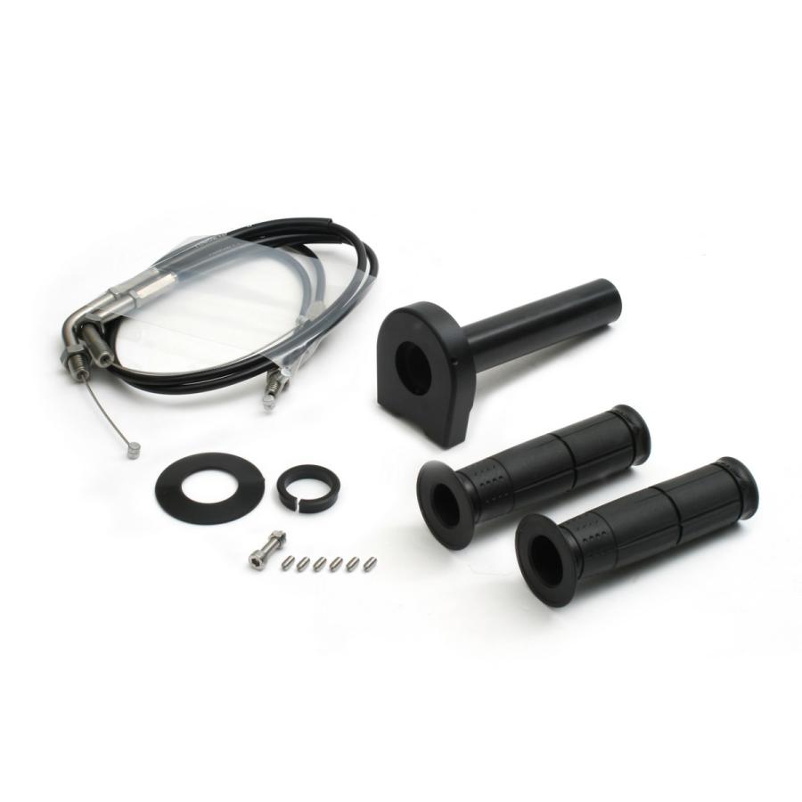 ACTIVE アクティブ 車種専用スロットルキット[TYPE-2] インナー巻取径：Φ32 / ホルダーカラー：ブラック Ninja250R ZX-10R KAWASAKI カワサキ ハンドル | ACTIVE
