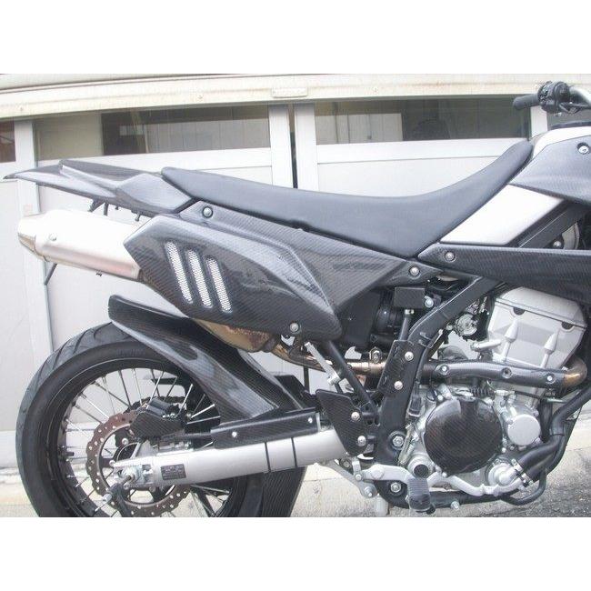 A-TECH エーテック ストリンガー サイドカバースペシャル 素材：綾織カーボン DトラッカーX KAWASAKI カワサキ サイドカウル・サイドカバー カウル関連 外装の画像