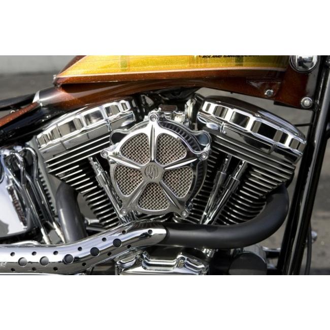 Roland Sands Design ローランドサンズデザイン エアクリーナー (VENTURI SPEED 5／クローム) HARLEY-DAVIDSON ハーレーダビッドソン 吸気関連 エンジン_1