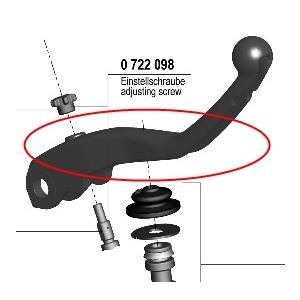 MAGURA マグラ 【195ラジアルマスターシリンダー】用補修部品 ロングレバー クラッチ用 HP2 SPORT BMW クラッチレバー ハンドル周辺パーツ ハンドル | MAGURA | 02