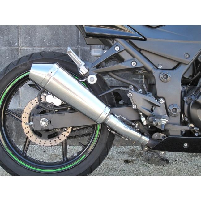 HOT LAP ホットラップ M-3スリップオンマフラー NINJA250R [ニンジャ] KAWASAKI カワサキ スリップオンマフラー マフラーの画像