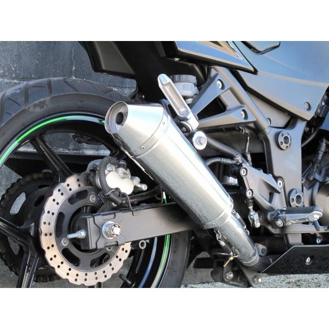 HOT LAP ホットラップ M-3スリップオンマフラー NINJA250R [ニンジャ] KAWASAKI カワサキ スリップオンマフラー マフラーの画像