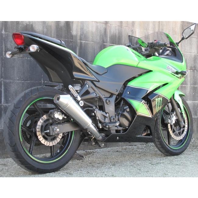 HOT LAP ホットラップ M-3スリップオンマフラー NINJA250R [ニンジャ] KAWASAKI カワサキ スリップオンマフラー マフラーの画像