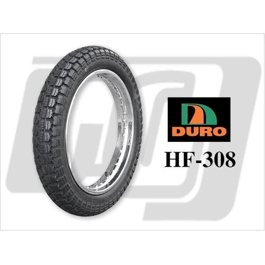 GUTS CHROME ガッツクローム DUROタイヤ HF-308 【4.00x18】 タイヤ TL125(TLR125) TLM200 TLR200 TLR250 TLM220R TY250 SR400 SR500 TX650 オンロードタイヤ | GUTS CHROME