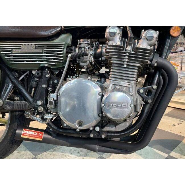 ミスティ MISTY Z1/2 金太郎マフラー〈BK〉 Z1：Z2 KAWASAKI カワサキ