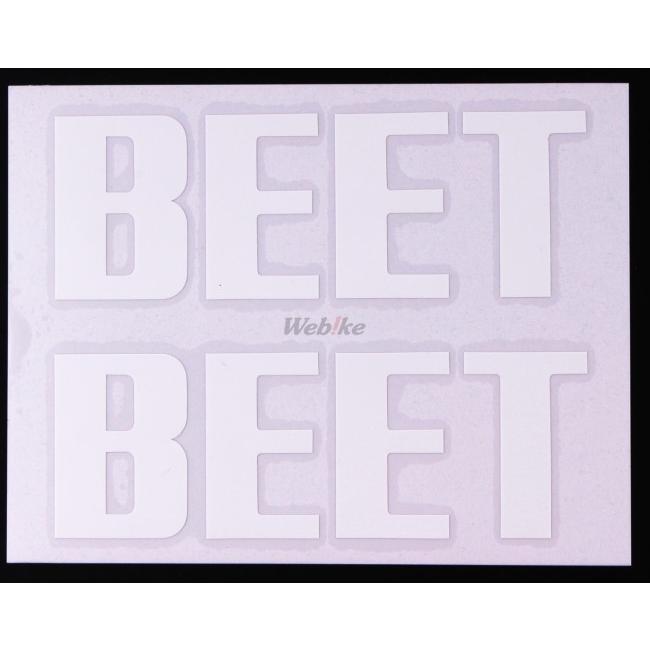 BEET BEET:ビート ステッカー カラー：ホワイト｜webike｜02