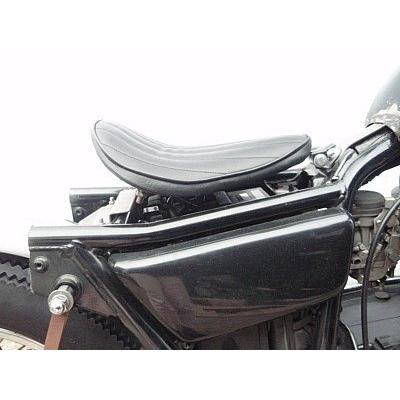 部品屋K&W 専用ソロシートキット リジットタイプ (本革サドルシート
