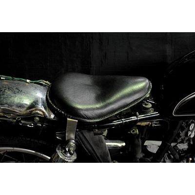 部品屋K&W 専用ソロシートキット リジットタイプ (本革サドルシート  