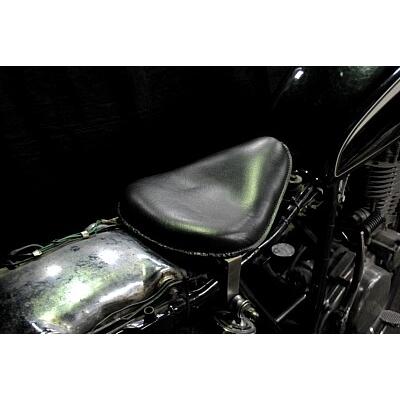 部品屋K\u0026W 専用ソロシートキット リジットタイプ (本革サドルシート) カラー：黒 SR400 SR500 YAMAHA ヤマハ シート シート関連 外装_2