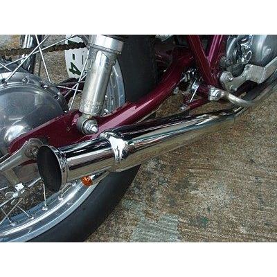部品屋K&W トランペットマフラー SR500 SR400 YAMAHA ヤマハ スリップ
