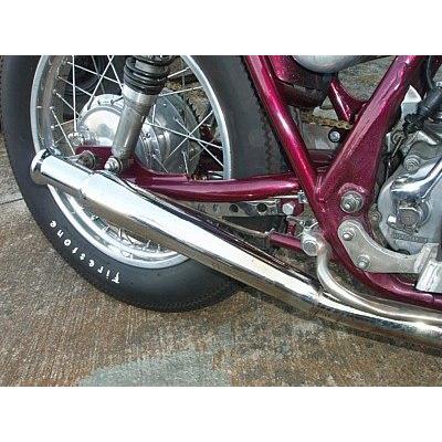 部品屋K&W トランペットマフラー SR500 SR400 YAMAHA ヤマハ スリップ