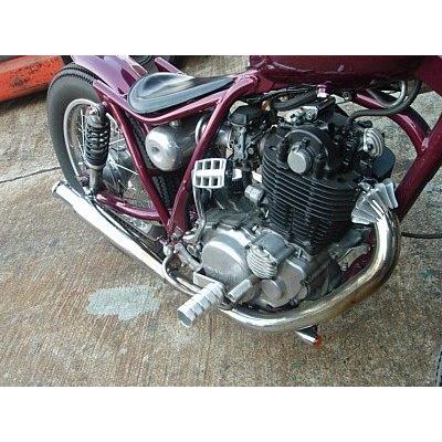 部品屋K&W トランペットマフラー SR500 SR400 YAMAHA ヤマハ スリップ