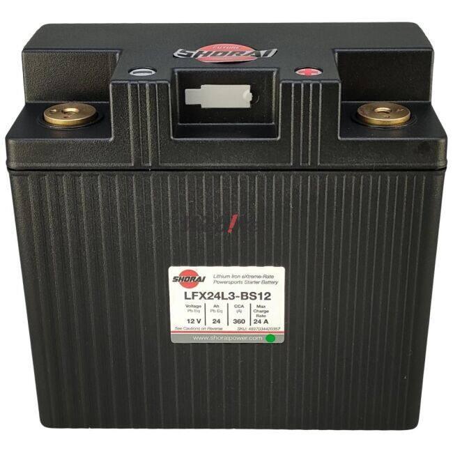 SHORAI Battery ショーライバッテリー リチウムフェライトバッテリー【LFX24L3-BS12】 HONDA ホンダ TRIUMPH トライアンフ YAMAHA ヤマハ KAWASAKI カワサキ_3
