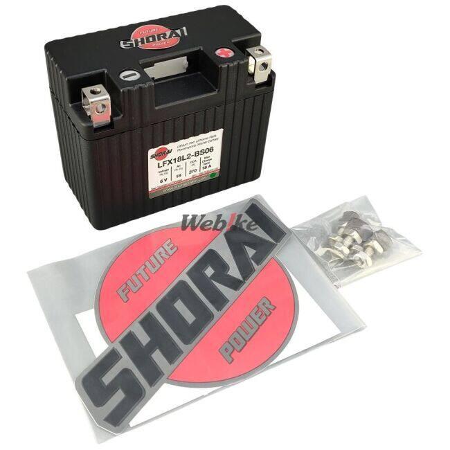 SHORAI Battery ショーライバッテリー リチウムフェライトバッテリー【LFX18L2-BS06】 HONDA ホンダ YAMAHA ヤマハ リチウム系バッテリー バッテリー関連 | SHORAI | 02
