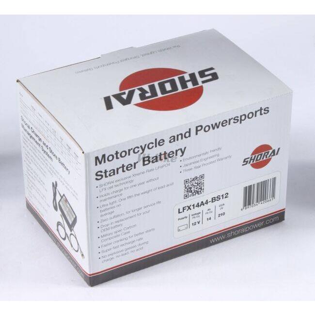 SHORAI Battery ショーライバッテリー リチウムフェライトバッテリー【LFX14A4-BS12】 リチウム系バッテリー バッテリー関連の画像