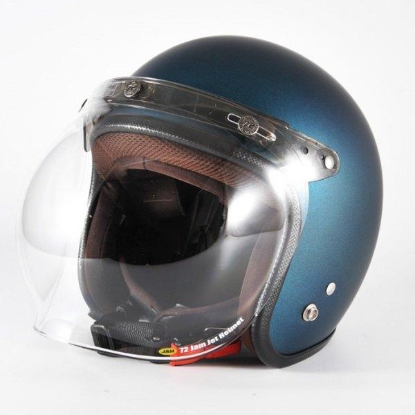 72JAM JET HELMET 72JAM 72ジャム ベース付 バブルシールド カラー