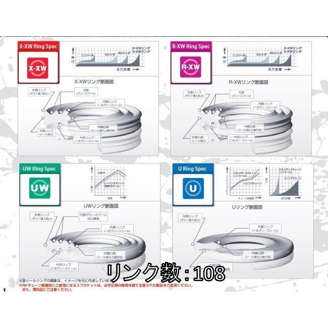 RK JAPAN RKジャパン GVシリーズゴールドチェーン GV520X-XW リンク数：108 チェーン 駆動系 | RK JAPAN | 01