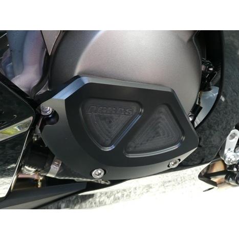 AGRAS アグラス レーシングスライダー 3点セット 左B ジュラコンカラー：ホワイト (ロゴ有) ZX-10R KAWASAKI カワサキ エンジンスライダー・フレームスライダー | Agras