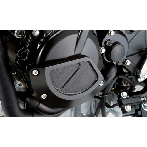 AGRAS アグラス レーシングスライダー ジュラコンカラー：ブラック (ロゴ有) Dトラッカー125 KAWASAKI カワサキ エンジンスライダー・フレームスライダーの画像