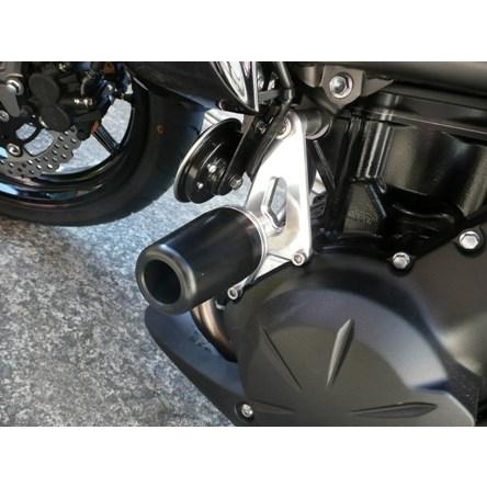 AGRAS アグラス レーシングスライダー ジュラコンカラー：ホワイト (ロゴ有) ZX-10R KAWASAKI カワサキ エンジンスライダー・フレームスライダー フレーム | Agras | 01